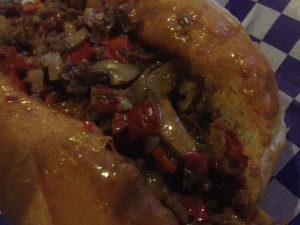 Ribeye Cheesesteak by Pride of Philly Cheesesteaks - Copper Kettle Brewing Company - 9-10-2013